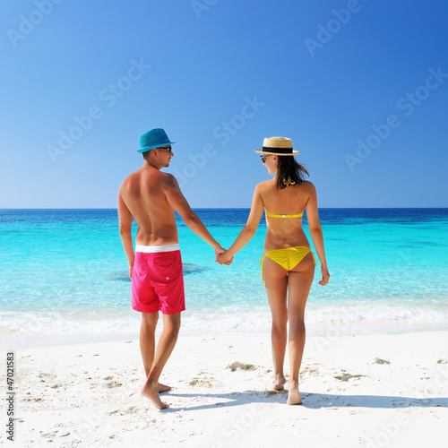 Photo: Couple on a beach Couple on a beach