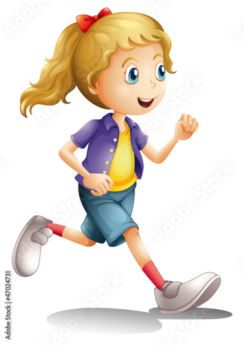 Vector: a girl a girl