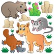 Australian wildlife fauna set 1