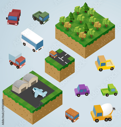 Vector: Complete Isometric Tiles series Complete Isometric Tiles series