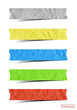 Paper stick with detailed shadow, vector illustration template