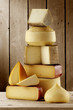 assorted artisan spanish cheeses