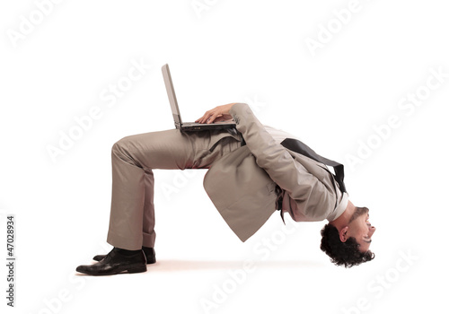 Photo: Businessman Stunts Businessman Stunts