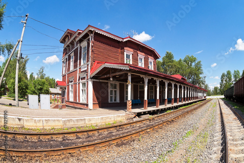 Photo: Old Provincial Railway Station in Russia Old Provincial Railway Station in Russia