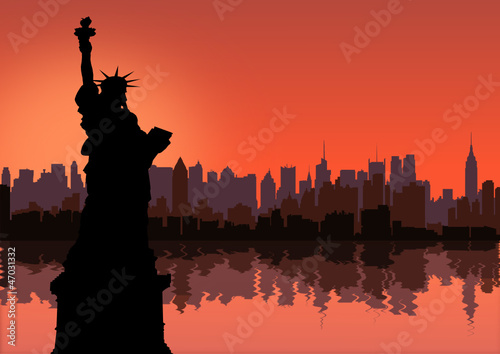 Vector: New York City. vector file New York City. vector file