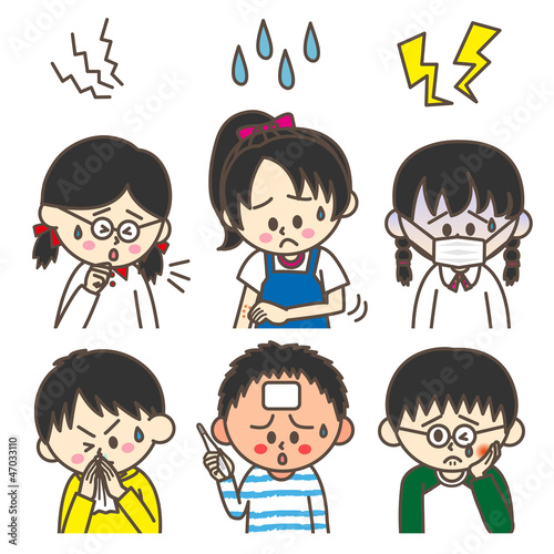 Illustration: 子供の病気・症状 子供の病気・症状