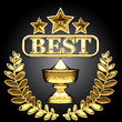 Vector: vector golden award vector golden award