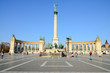 Heroes square in Budapest, Hungary