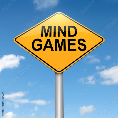 Illustration: Mind games. Mind games.