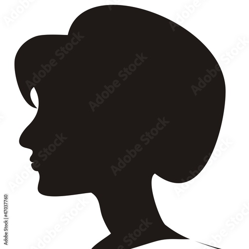 Vector: silhouette girl silhouette girl