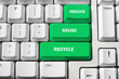 Computer Keyboard with Recycle Concept