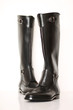 Schwarze Polostiefel