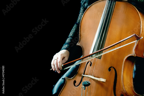 Photo: Cello playing cellist musician Cello playing cellist musician
