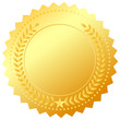 Vector gold winning emblem