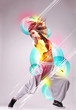 passionate young woman dancer