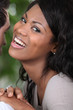 Portrait of a woman laughing