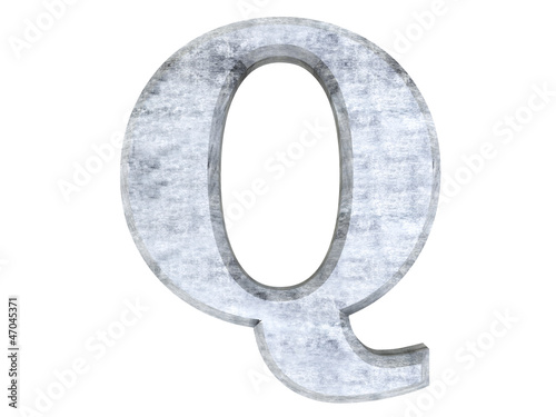 Illustration: Buchstabe Q Buchstabe Q