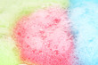 abstract color foam close-up