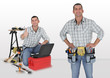 twin craftsmen with tools