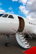 ladder in a private jet