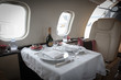 Luxury interior aircraft business aviation