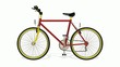 Bicycle Three In One Animation - Color Black White