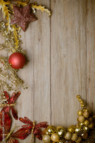 Photo: Christmas decorations frame Christmas decorations frame