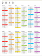 Calendrier 2013