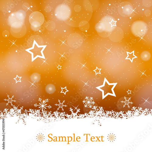 Vector: Abstract Christmas background gold Abstract Christmas background gold