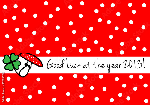 Vector: Good luck at the year 2013 Good luck at the year 2013
