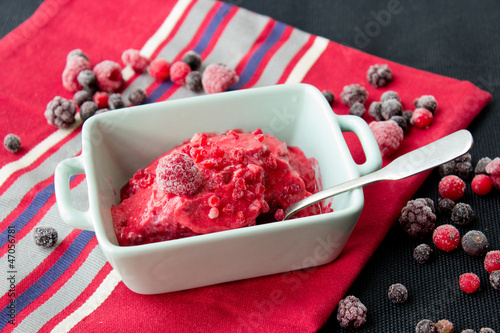 Photo: Raspberry ice-cream Raspberry ice-cream