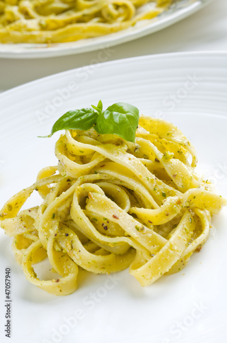 Photo: Pesto pasta Pesto pasta