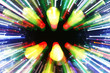 blurred laser discoball