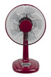 Red electric fan to reduce hot weather