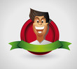 Man cartoon character