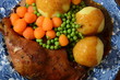 Gänsekeule mit Klößen