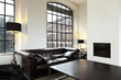 beautiful house, interior, view of the living room