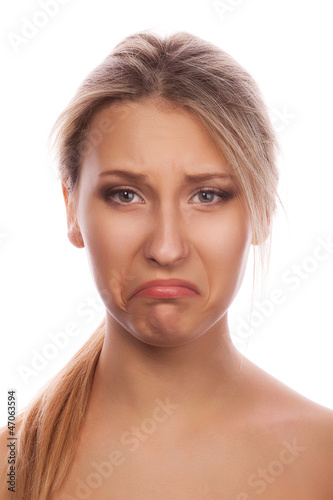 Photo: Young emotional girl Young emotional girl