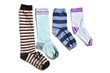 old socks, isolated on white background