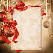  Christmas celebration theme with blank paper for text