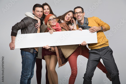 Photo: Group of friends want to advertise Group of friends want to advertise