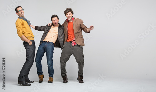 Photo: Male friends having fun Male friends having fun