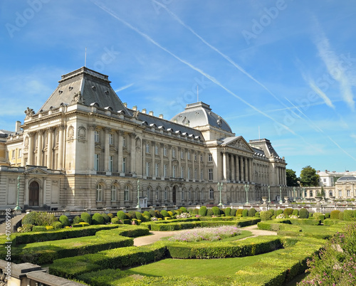 Photo: Palace of the king in historical center of Brussels Palace of the king in historical center of Brussels