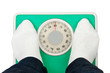Photo: Woman feet and weight scale Woman feet and weight scale