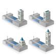 Isometric houses