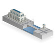 Isometric building