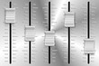 Volume slider knobs