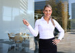 Pretty Woman Giving Presentation