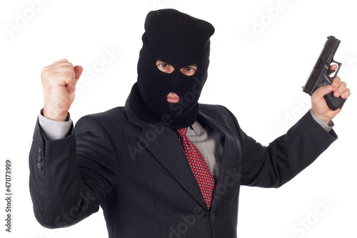Photo: terrorist Business man terrorist Business man
