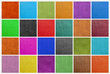 colorful leather samples fashion